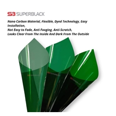 kaca film super black
